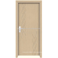 JKD-M687 PVC intérieur de la porte en bois MDF porte intérieure avec feuille de PVC